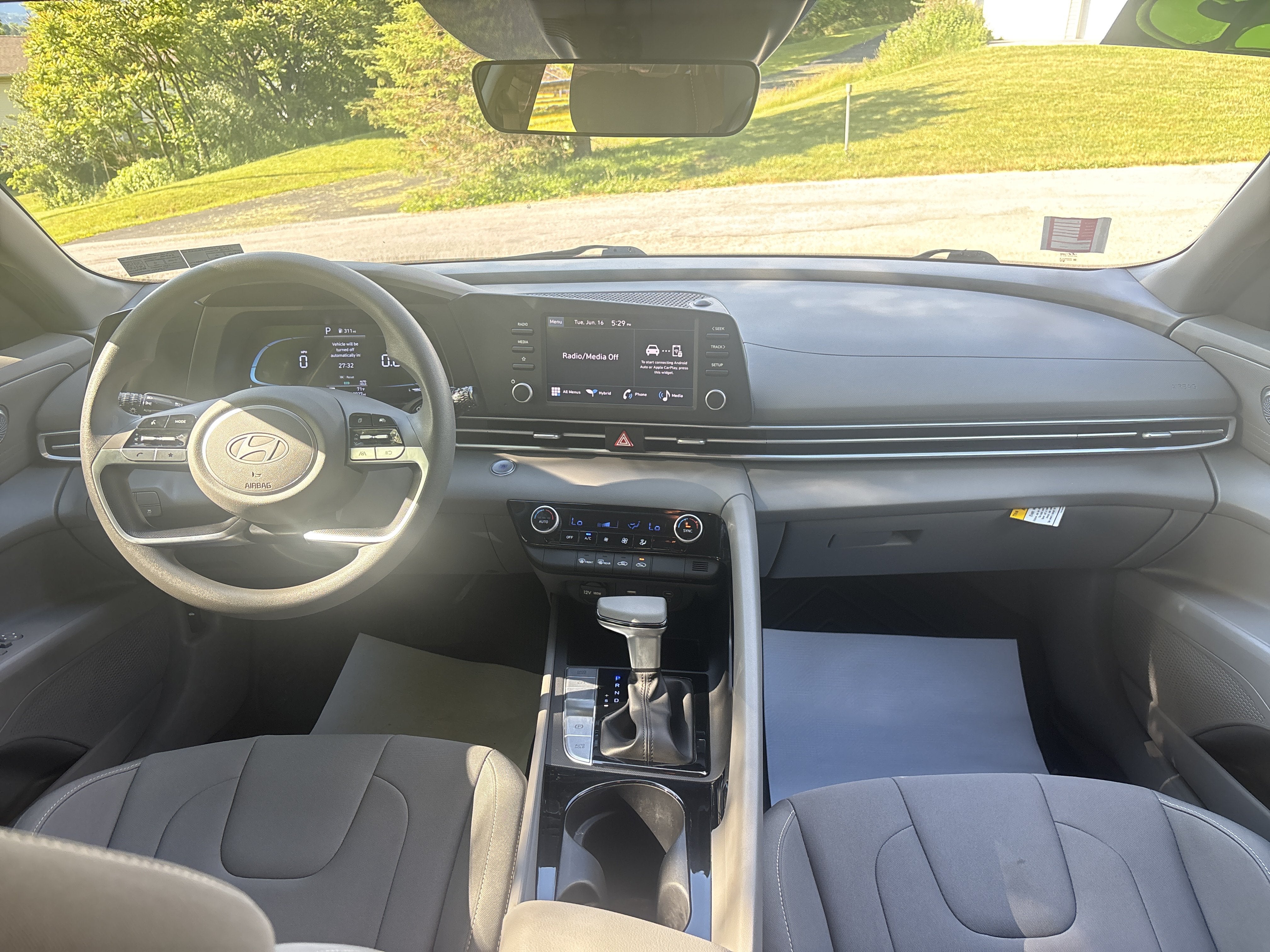2025 Hyundai Elantra Hybrid Blue