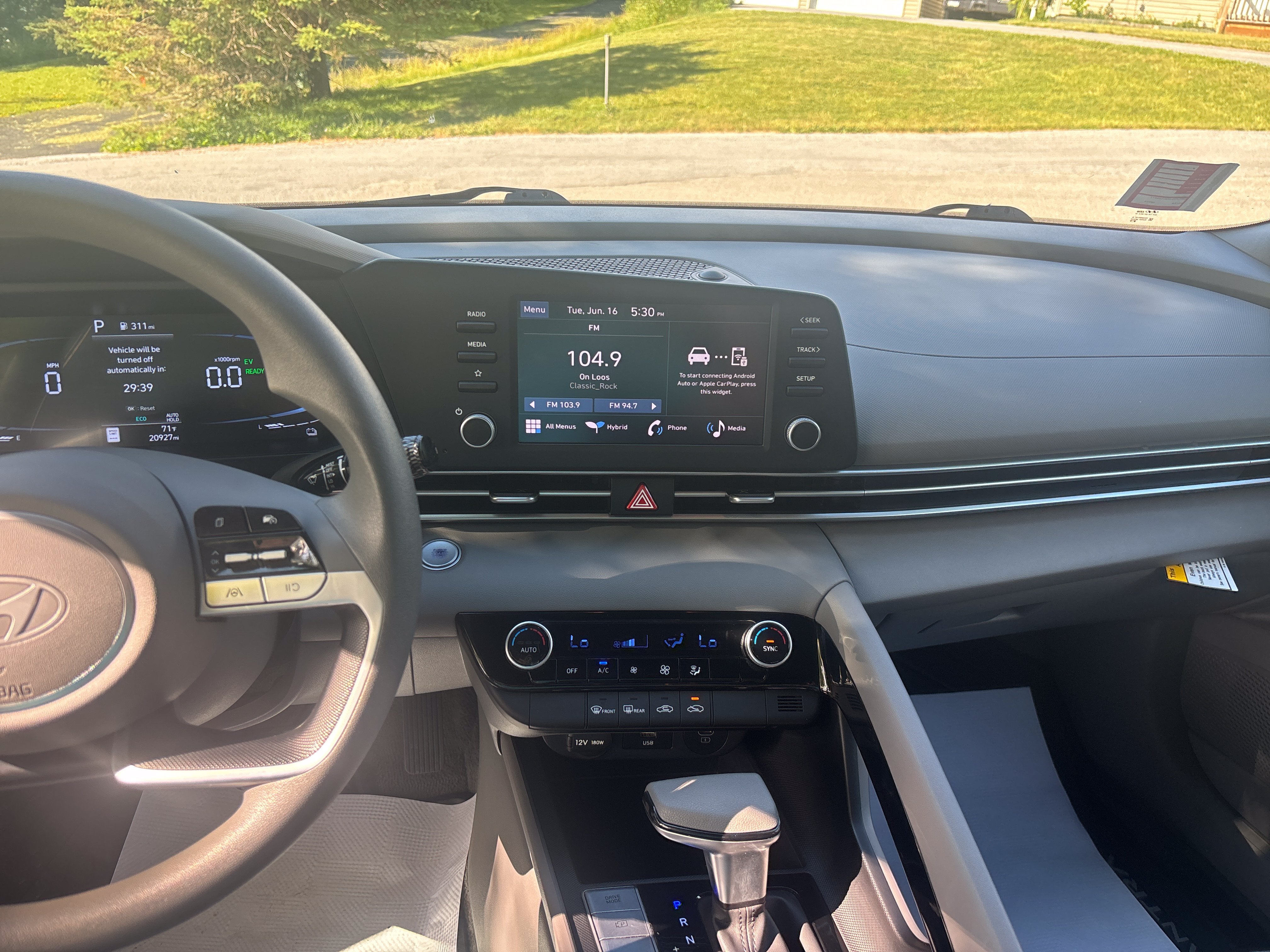 2025 Hyundai Elantra Hybrid Blue