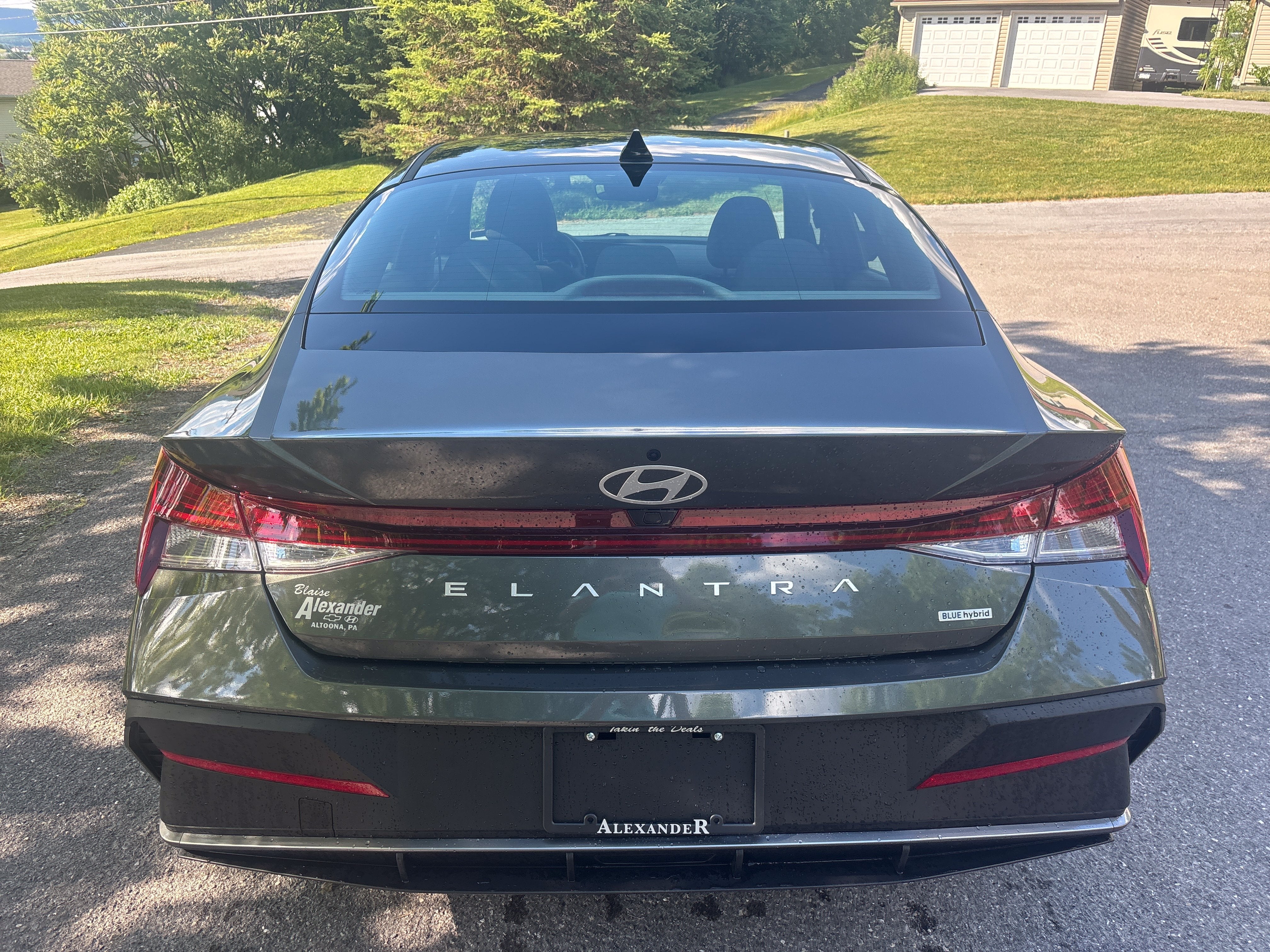 2025 Hyundai Elantra Hybrid Blue