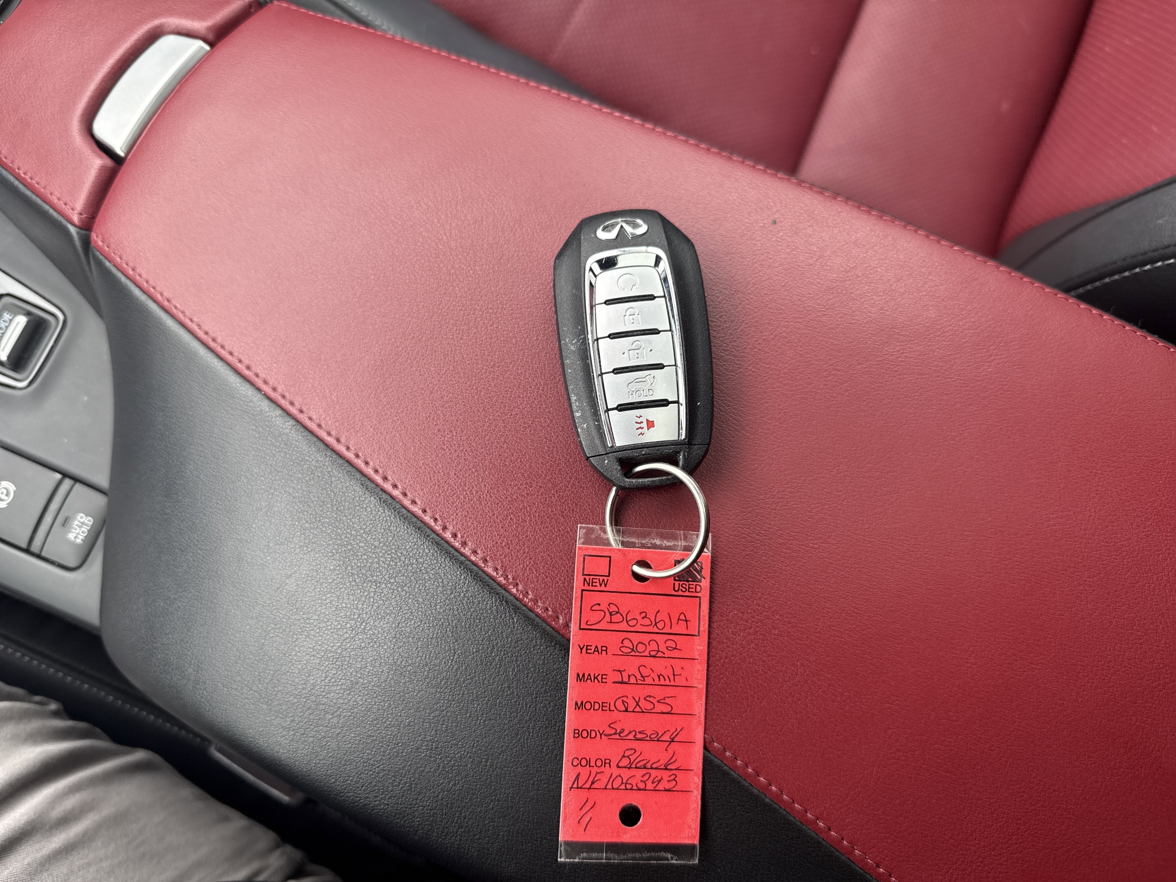 2022 INFINITI QX55 SENSORY